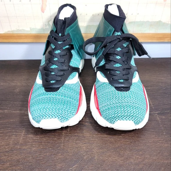 BRAND NEW Valentino Garavani Emerald/ Nero Sky/Bianco